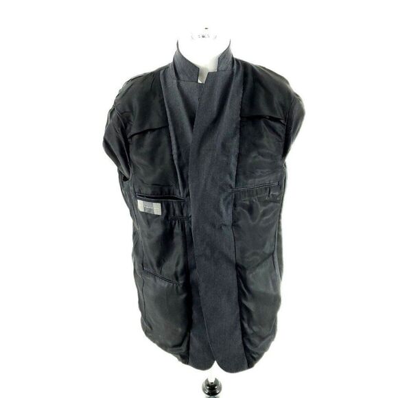 Hart Schaffner Marx Wool 2 Button Blazer 40R Gray 40R‎ Gray Made In USA - Picture 9 of 11